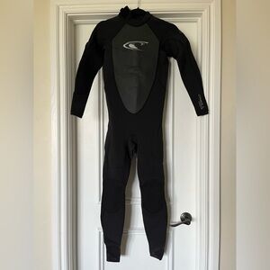 O’Neill Hammer Men’s Small 3:2 Neoprene Long Wetsuit Black Flatlock Back Zip